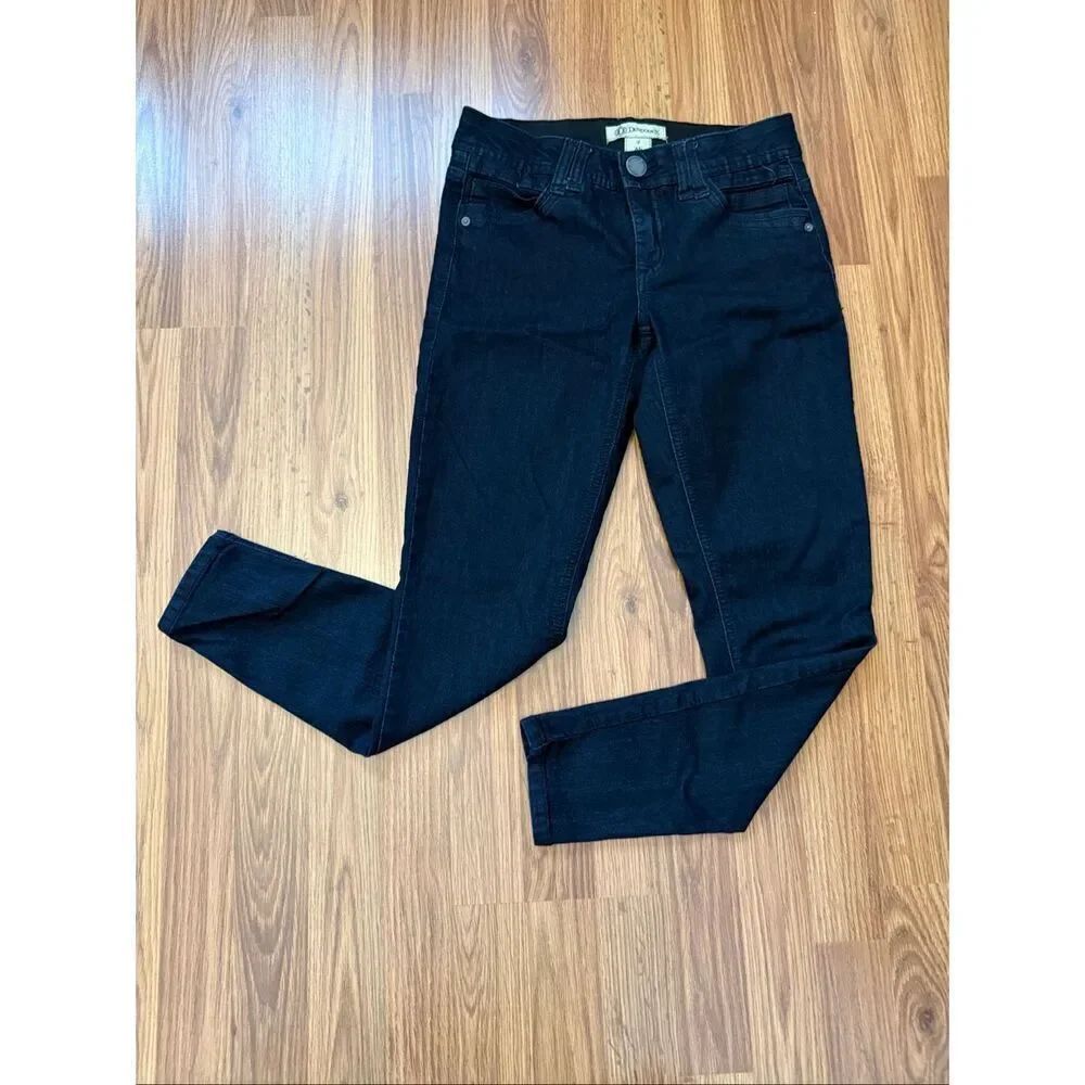 Democracy Women's AB Technology Mid-Rise Skinny Leg Jeans Blue Dark Wash Size 4
